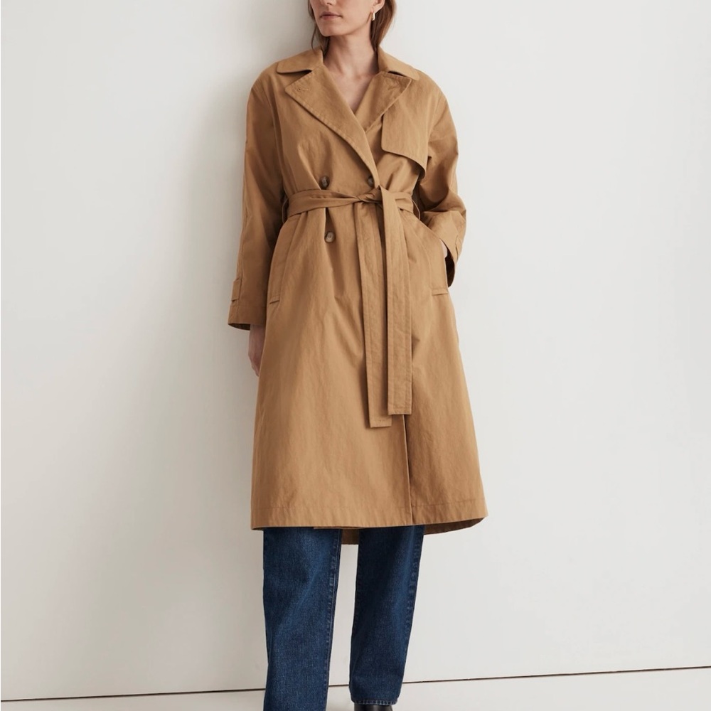 NWT Madewell The Signature Trench Coat Large